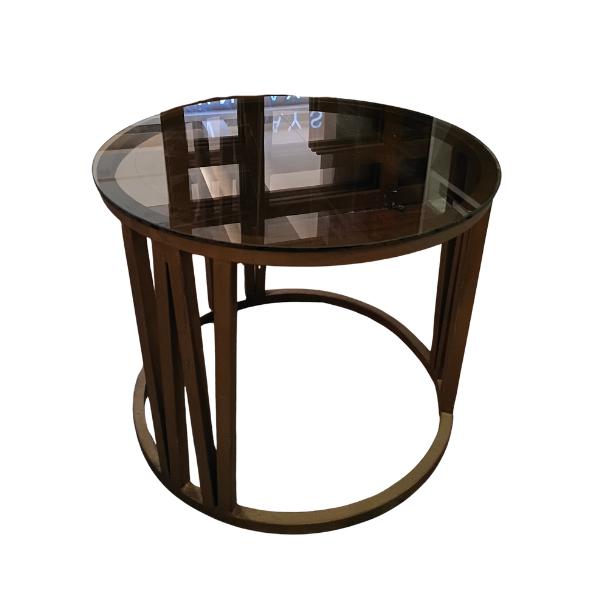 Round Glass Set of 2